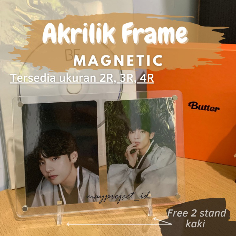Akrilik Frame Magnetik 2R 3R 4R Akrilik Magnet 2R 3R 4R