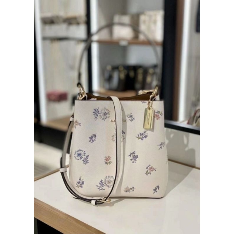 coach bucket bag flower