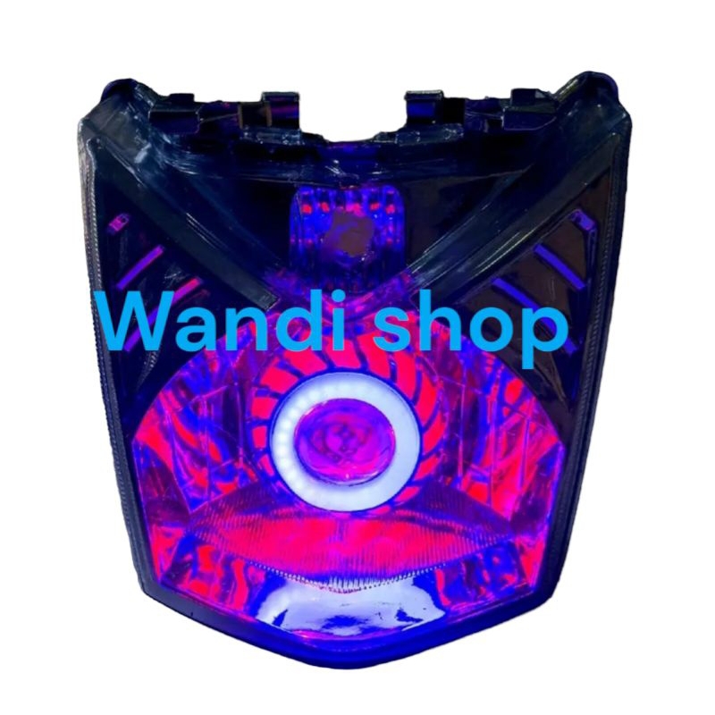 reflektor lampu depan Honda Beat Karbu plus proji