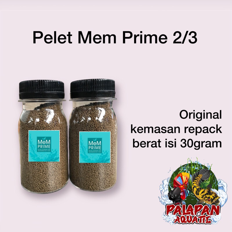 Pakan ikan Hias Pelet Mem 200/300 micron