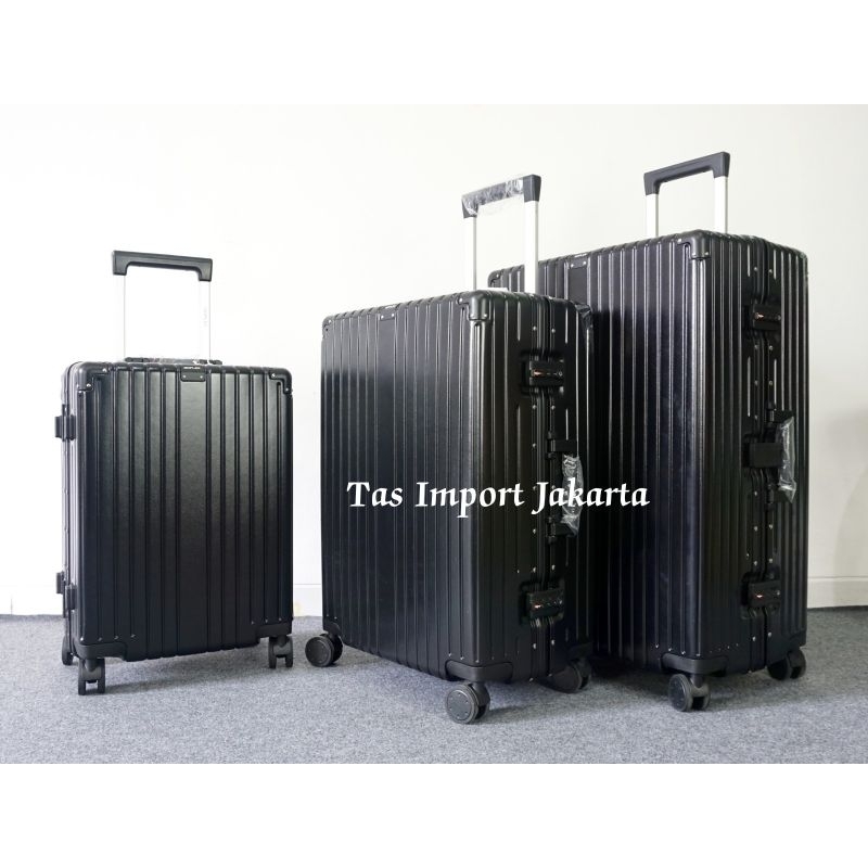 Koper MEWAH Fiber Goflex HARDCASE/CEKLEK Bahan polypropylene Original - Koper Bagasi size Dan Kabin size