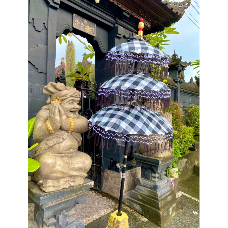 PAYUNG DEKORASI KHAS BALI POLENG SUSUN 3