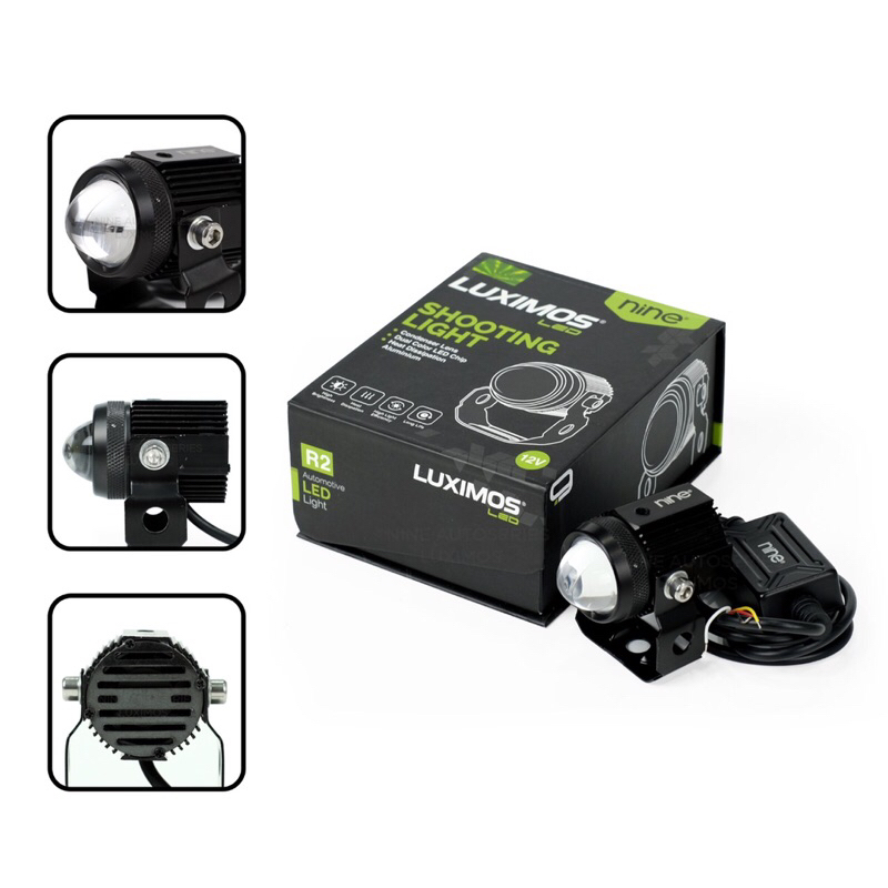 LAMPU TEMBAK LASER D2 PRO VINYX DAN Q2 LUMINOS&amp;LUXIMOS R2 ORIGINAL 9nine GARANSI