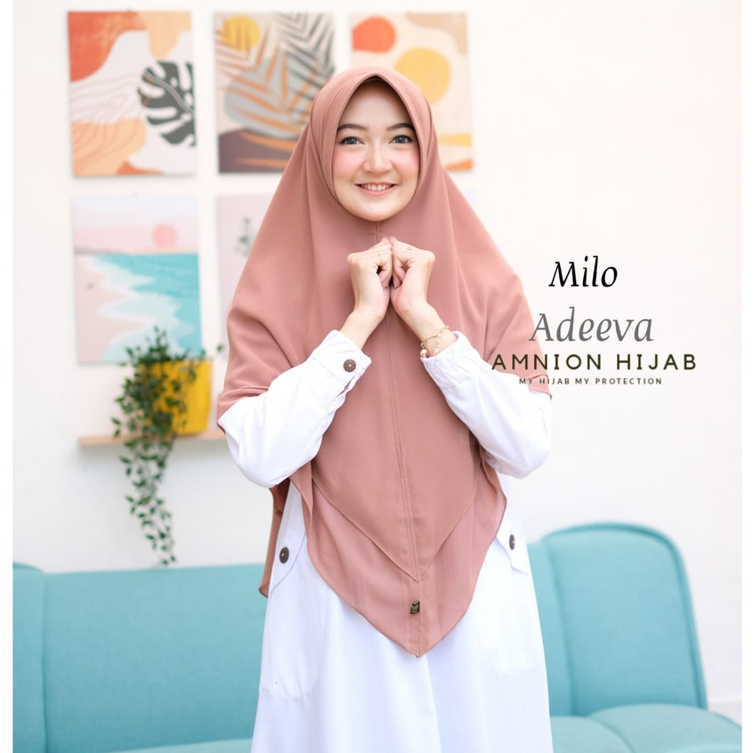 TERLARIS distributor AMNION - KHIMAR SYARI ADEEVA AMNION - hijab instan - kerudung instan - jilbab