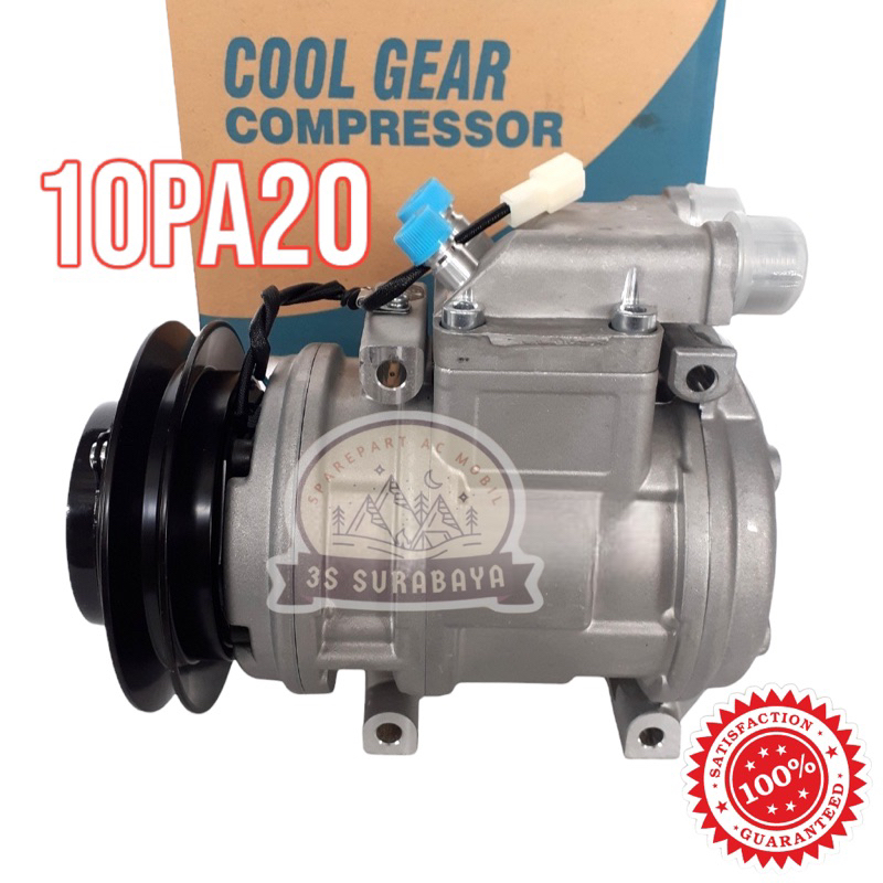 Kompresor 10PA20 Elf Bus Minibus 12Volt Ac Mobil