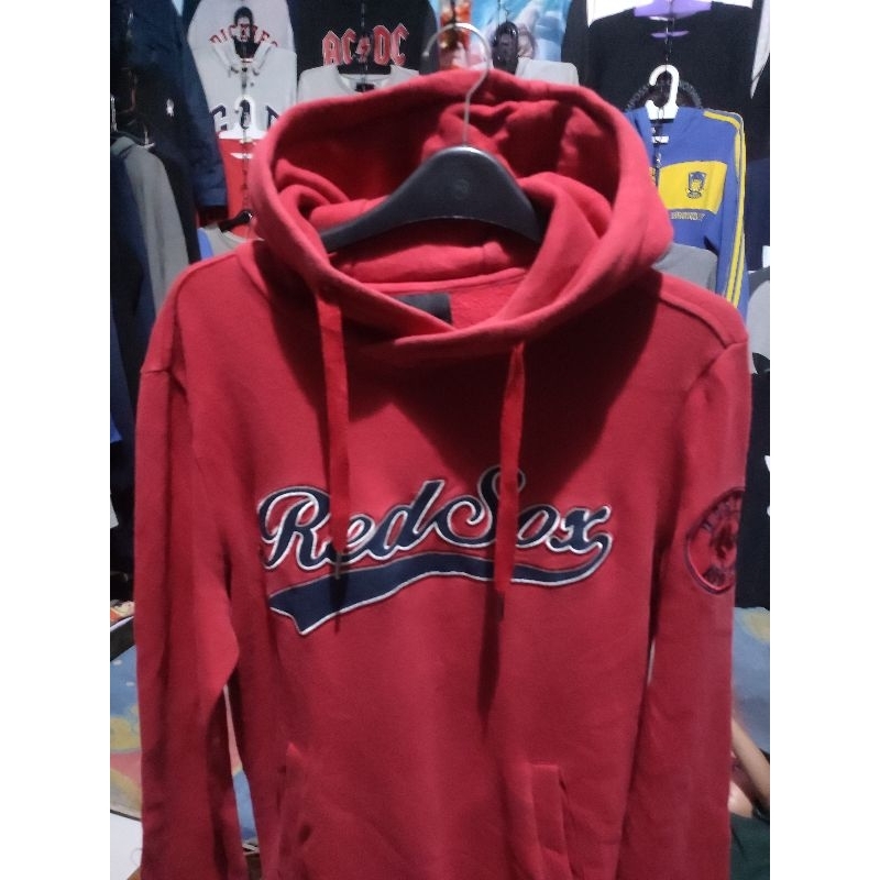 Hoodie Mlb Redsox Bordir, embos Full tag second original (120/72)