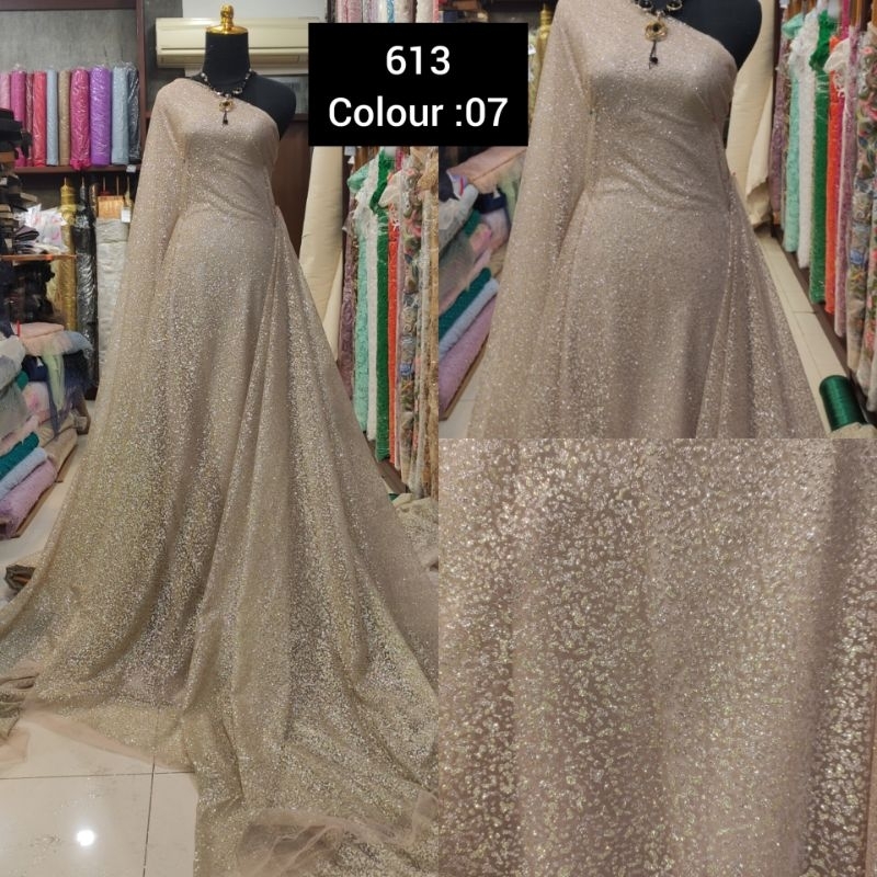 Kain Tile Sugar Candy Gradasi Ombre Nude - Latte