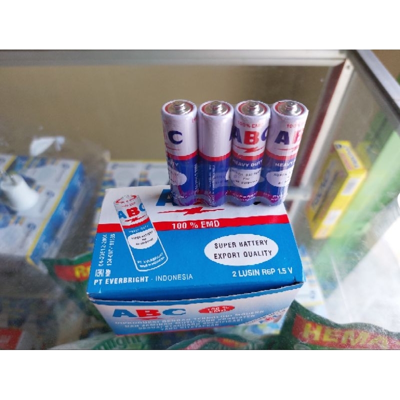 baterai Abc, baterai jam dinding