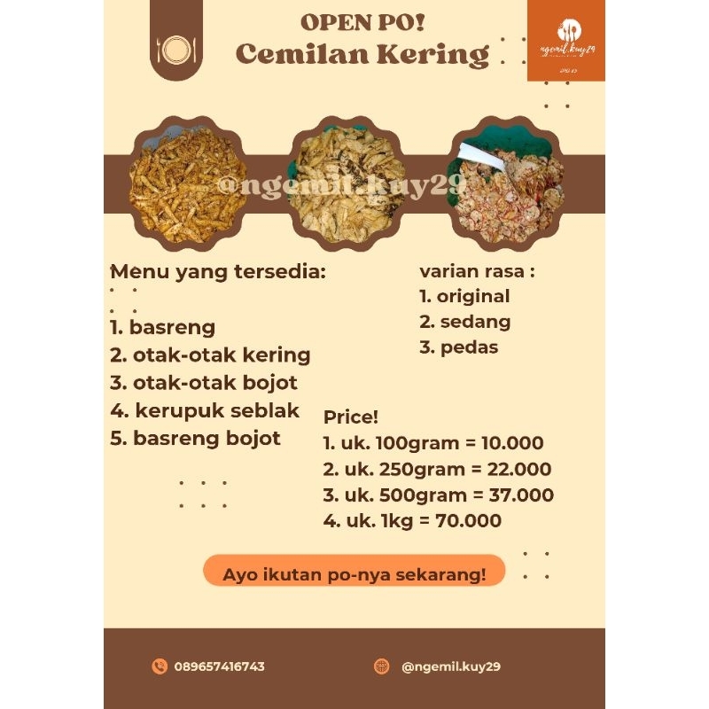 

otak otak kering