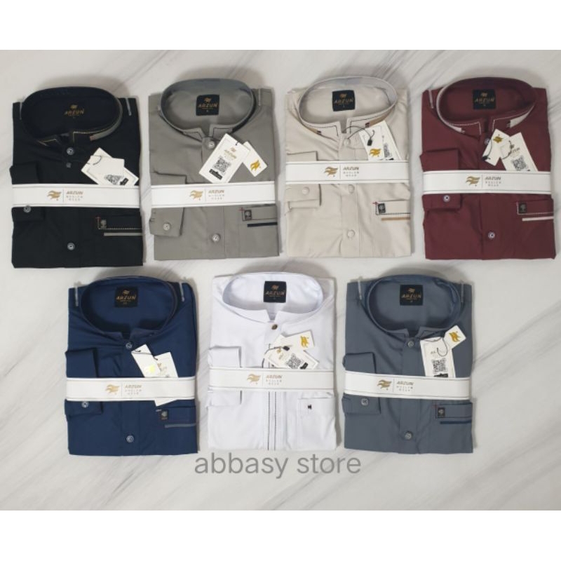 kurta terbaru Arzun lengan panjang manset