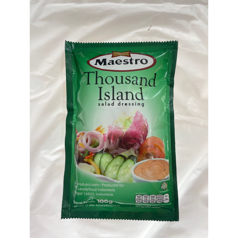 

Maestro Thousand Island Salad Dressing 100gr