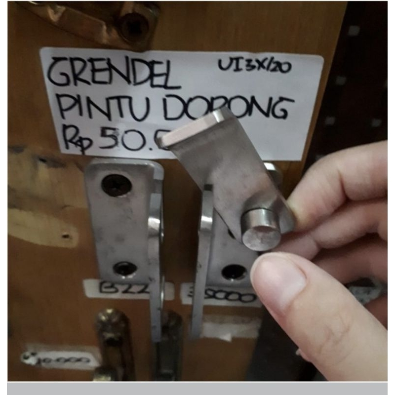 grendel pintu geser / kunci pintu geser / grendel pintu dorong