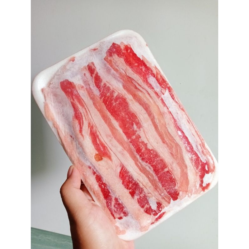 

DAGING SLICE/SHORT PLATE 500gram murah
