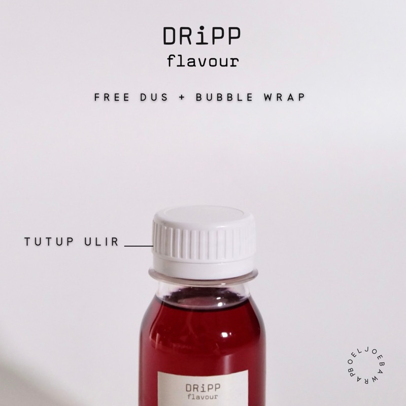 Dripp Strawberry Syrup Repack [30, 50, 100] g