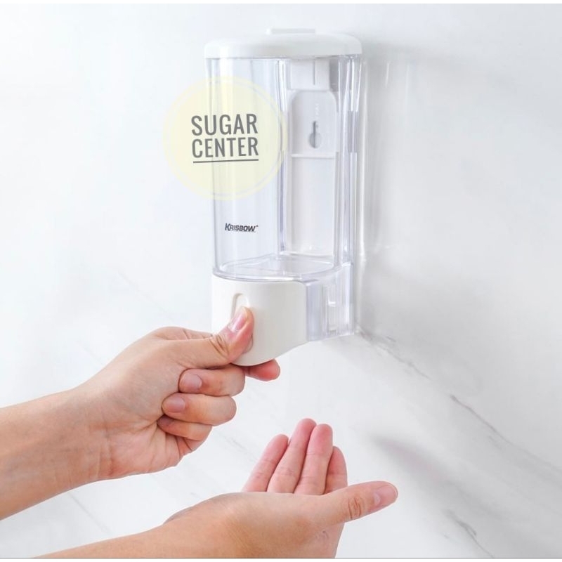 Krisbow Dispenser Sabun Cair 500ml/Dispenser Sabun/Soap Dispenser/Tempat Sabun Cair/Dispenser Sabun 