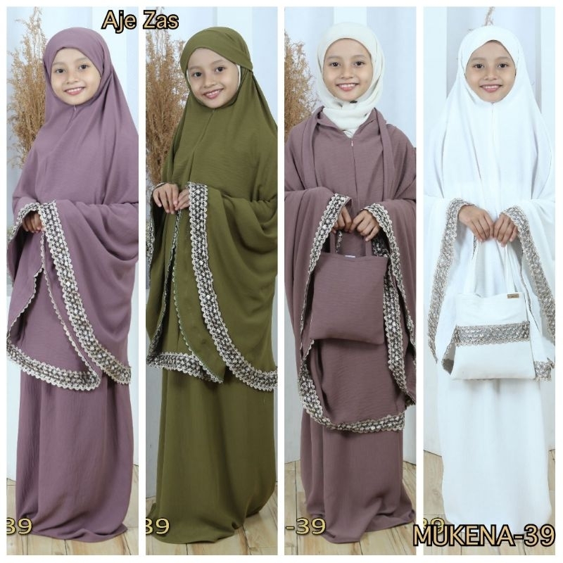 mukena anak cringkel Airflow by aje jaz