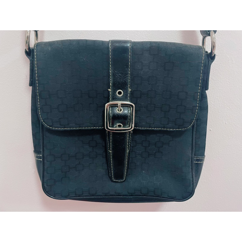 tas selempang NINE WEST preloved / tas selempang wanita preloved / tas hitam selempang