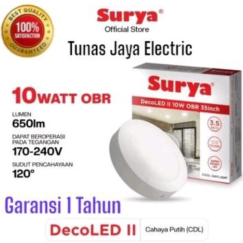 SURYA Lampu Panel Outbow LED DecoLED 10 Watt OBR (GARANSI 1 Tahun)