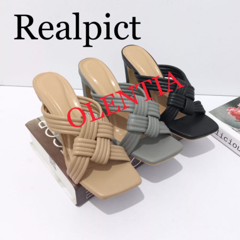 Sendal Wanita Sendal heels 9cm SH 37