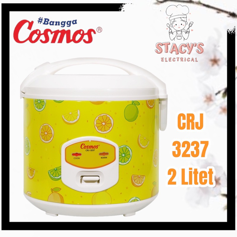 MAGIC COM COSMOS 2 LITER CRJ 3237 FRUIT SERIES/ RICE COOKER COSMOS