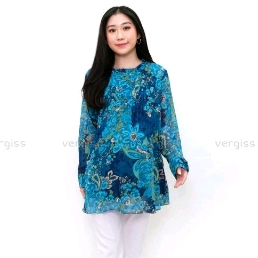 Blus Hamil Sifon Bunga
