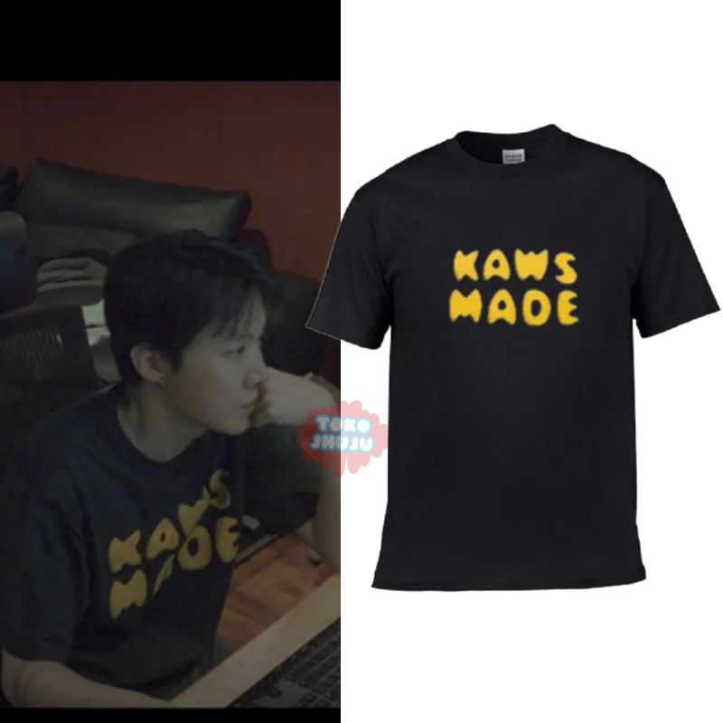 Kaos Jhope Bangtan Kaws Made Kuning