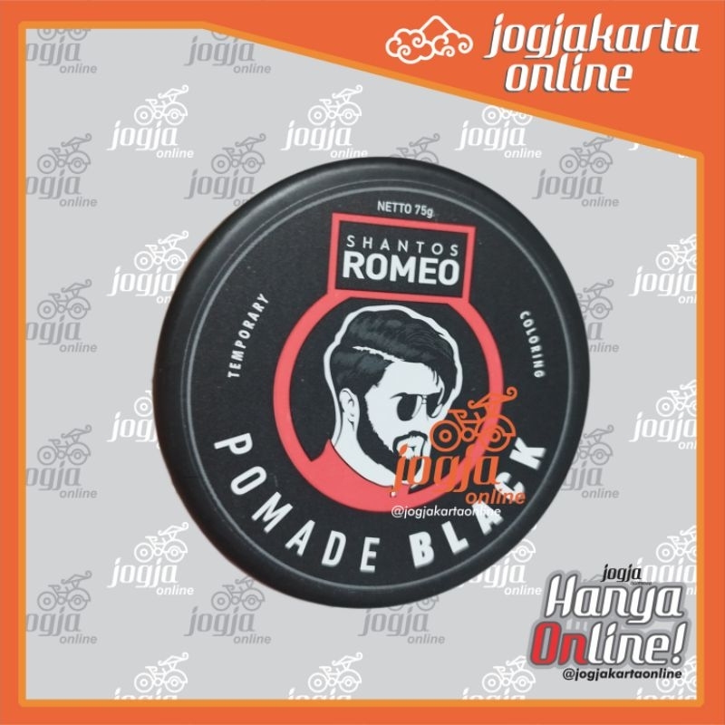 Pomade Warna Hitam Shantos Romeo Temporary Coloring 75 Gr