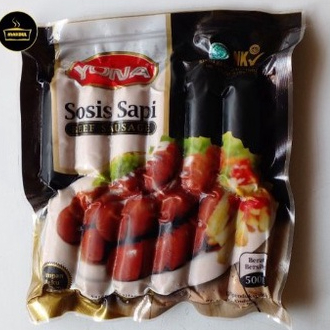 

Yona Sosis Bakar Sapi isi 6 Berat 500 Gram