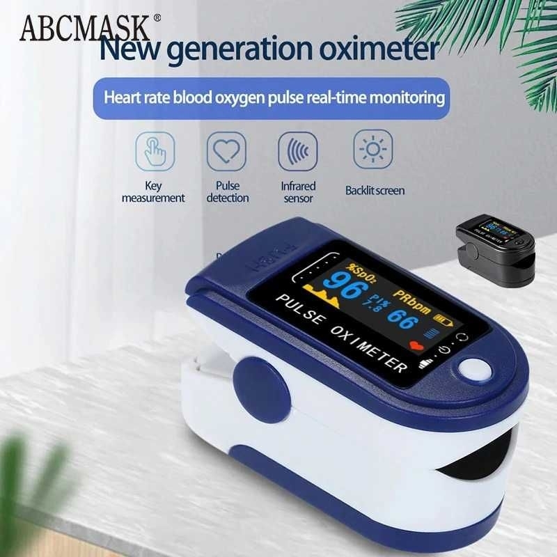 Jumper Alat Pengukur Detak Jantung Kadar Oksigen Fingertip Pulse Oximeter