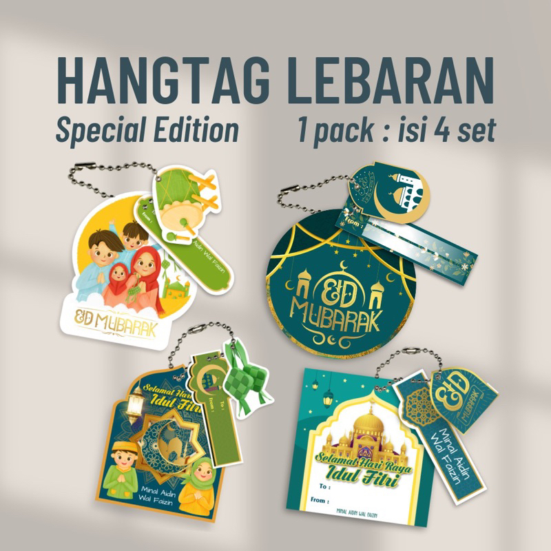 

HANG TAG LEBARAN/IDUL FITRI 3 in 1
