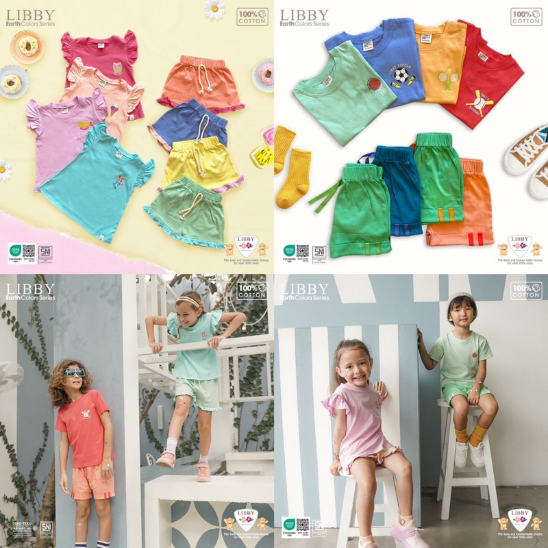 NEW! NIJI SET Libby Stelan Pendek Anak Boys/Girls 9bulan-8th