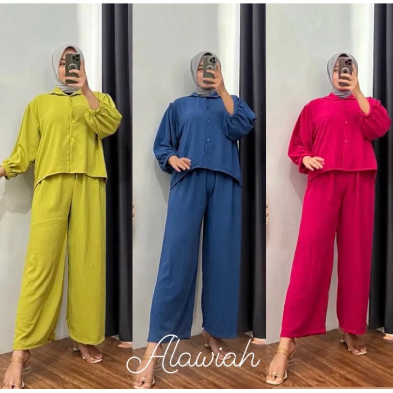 ONE SET CINDY/ONE SET BLOUSE CRINKLE AIRFLOW TERBARU