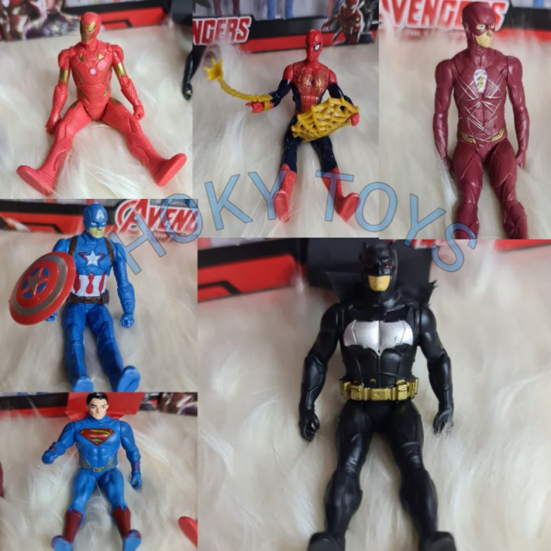 mainan Anak Figure Avengers Dus isi 6 / mainan anak Avengers