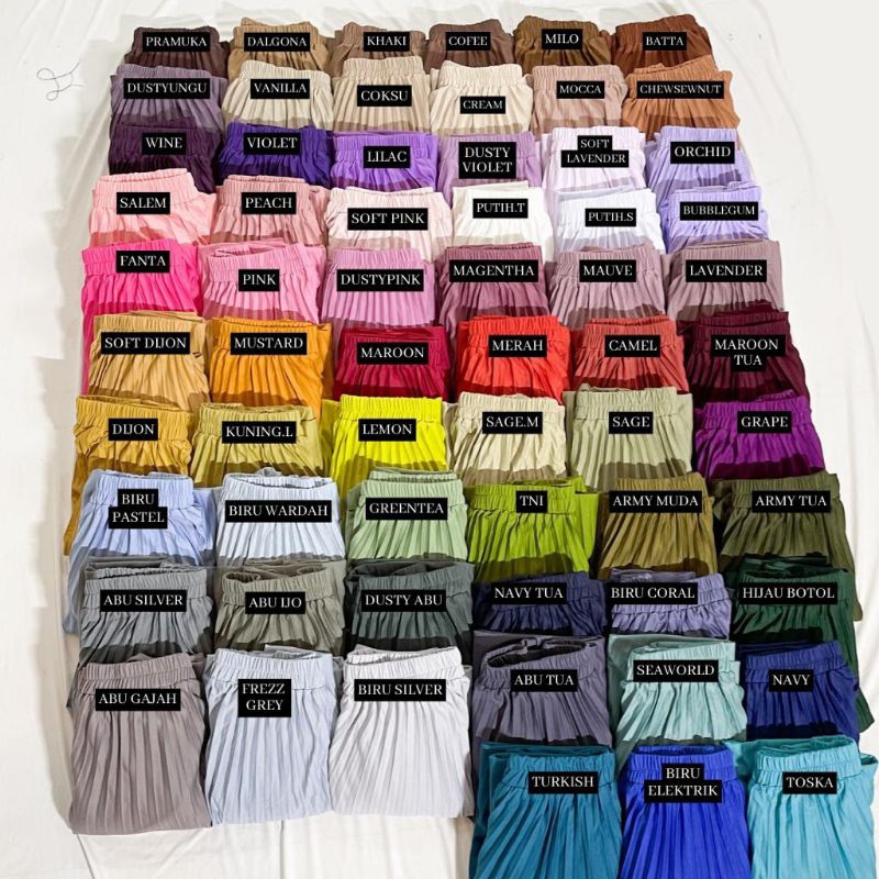 ROK PLISKET TERBARU 100CM/ROK MODIS/ROK REMPEL/PLISKET SKIRT