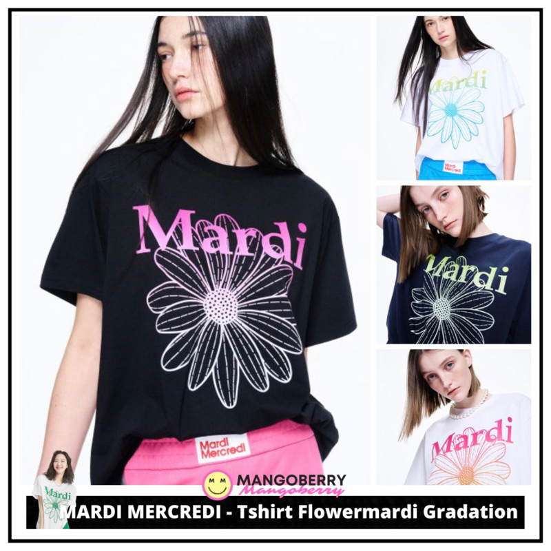 MARDI MERCREDI - Tshirt Flowermardi Gradation