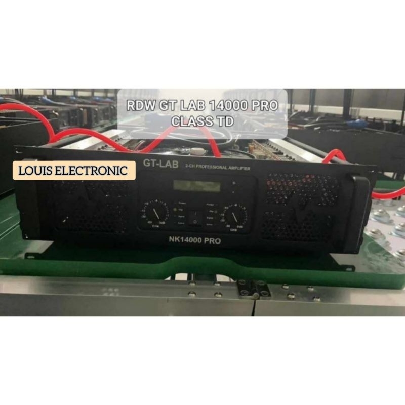 Power Amplifier GT Lab NK14000 PRO NK14000PRO 2 Channel Class TD By RDW ORIGINAL