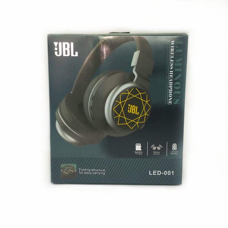 Headphone Bando Bluetooth JB Led001/ Handsfree Bluetooth Bando JB LED001 Promo Sen