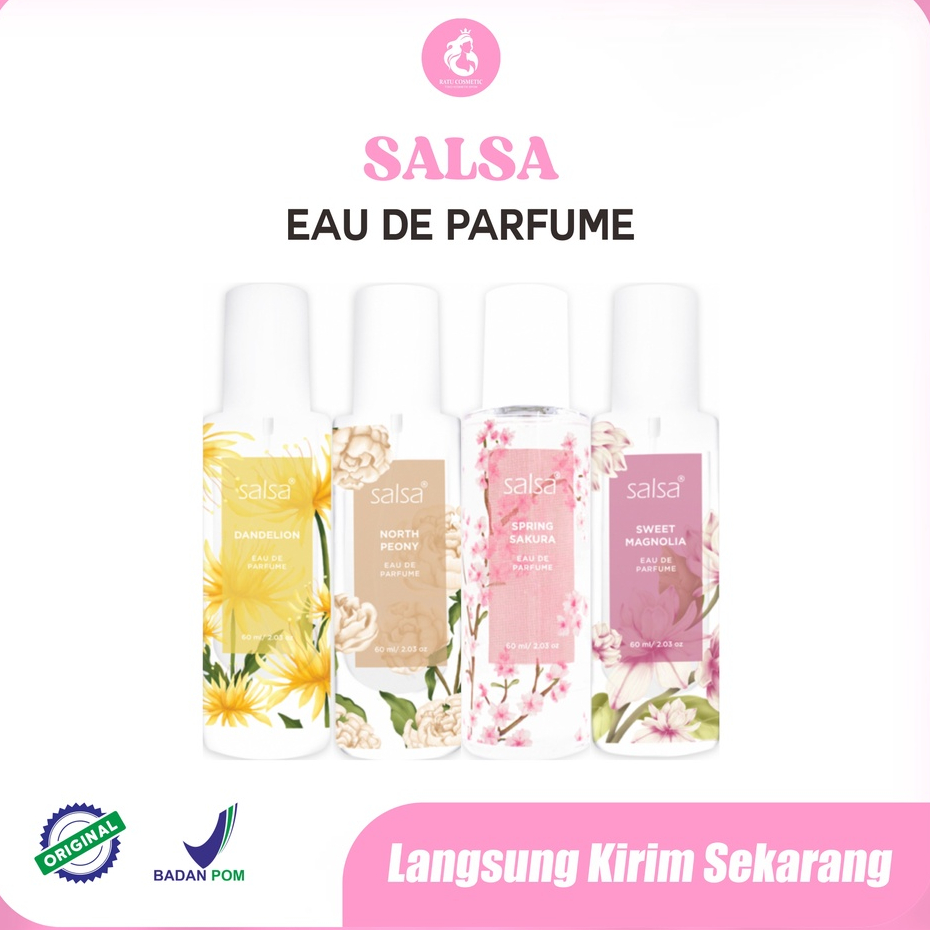 SALSA Eau De Parfume EDP North Peony | Spring Sakura | 60ml Parfum BPOM