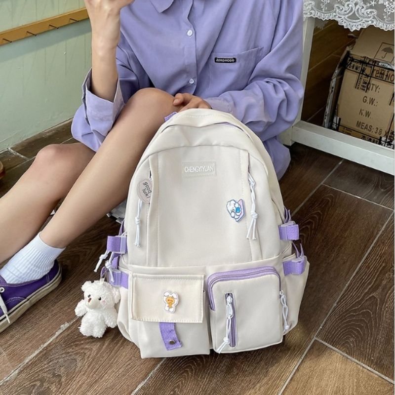 COD - RANSEL WANITA CC910 - TAS - RANSEL IMPORT - RANSEL KOREA - BACPACK - RANSEL MURAH - RANSEL JAKARTA