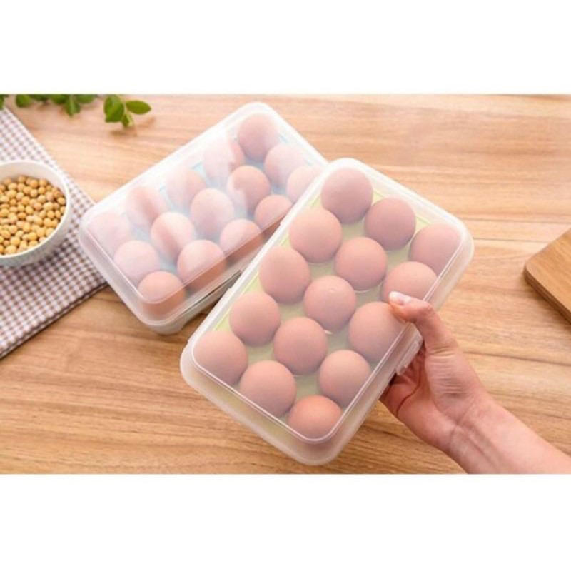 {Instant COD MEDAN TERMURAH} TEMPAT TELUR 15 SEKAT /Box telur / WADAH TELUR HIGH / SARANG TELUR PLASTIK