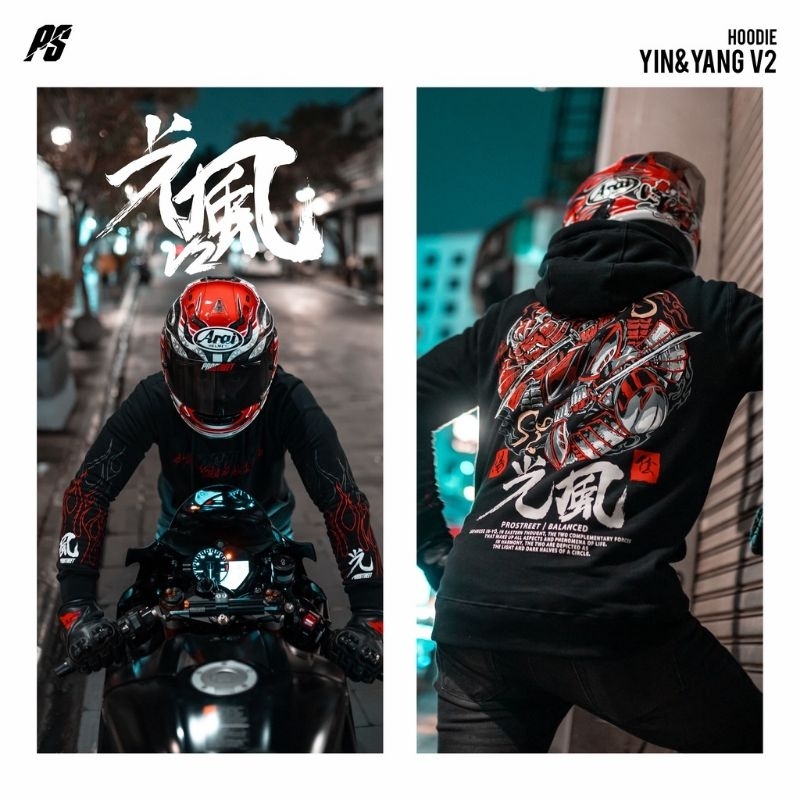 TURUN HARGA ! HOODIE DISTRO PROSTREET YIN YANG V2 / HOODIE RACING RIDERS DISTRO PREMIUM QUALITY / HOODIE FLECE SIZE M L XL / SWEATER PRIA / HOODIE H&amp;M / OVERSIZE / HOODIE SUNMORI PRIA WANITA / JAKET RACING JAKET PRIA TERBARU / POLOS / ANIME