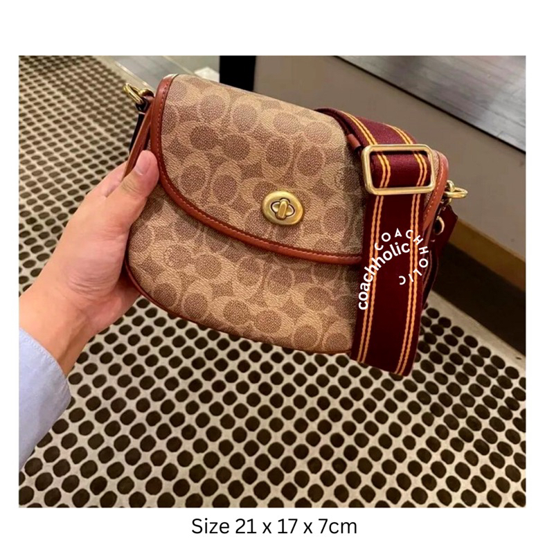 coach willow saddle bag