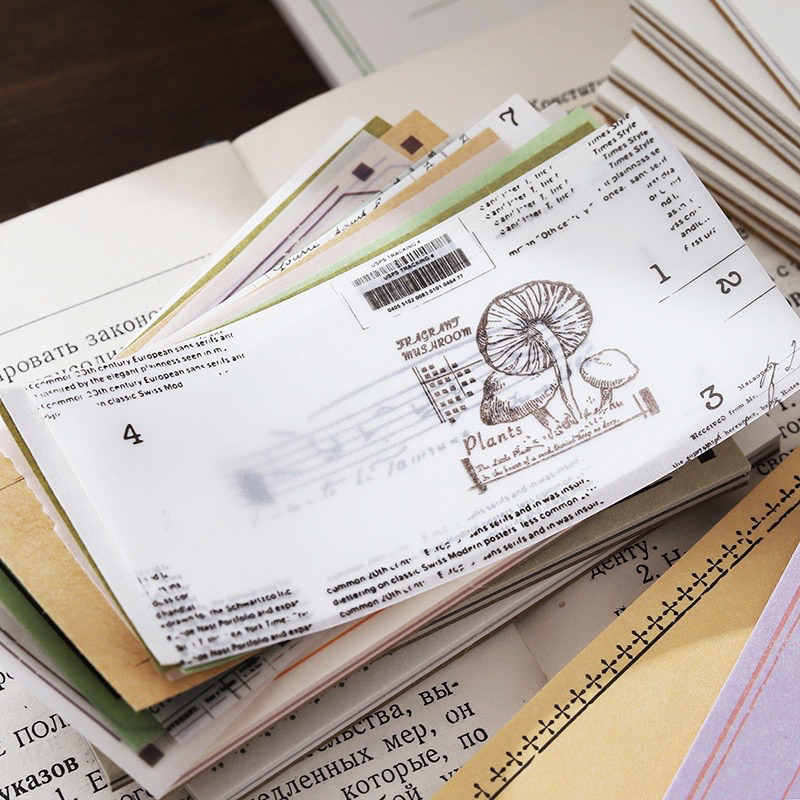 

isi 20pc memo pad for scrapbook journal journaling bujo MP2