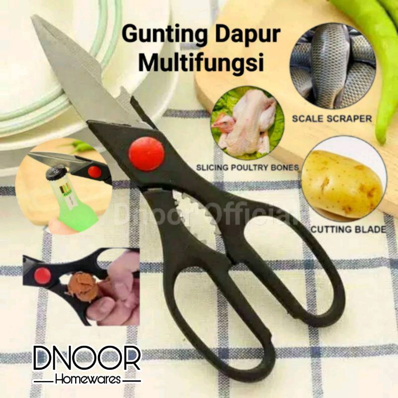 Gunting Dapur Serbaguna Multifungsi Gunting Ikan Ayam Murah