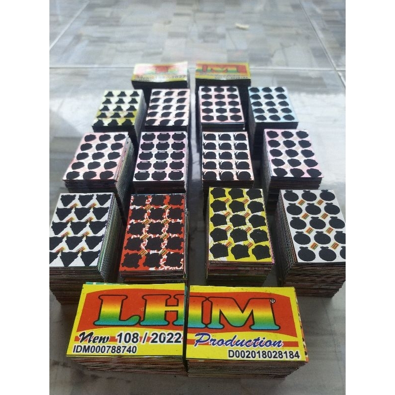 Gosokan merk LHM 15 titik paket isi 2000kupon