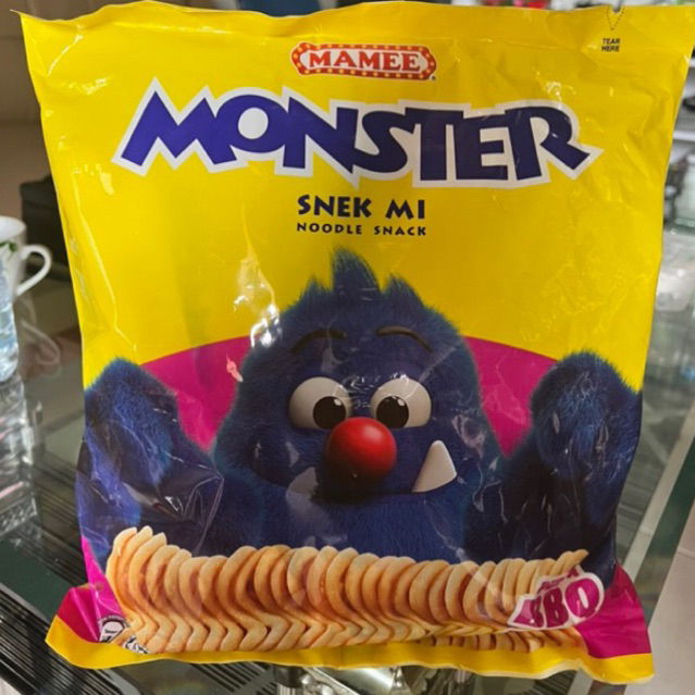 

Mamee monster / snack noodles / snack ringan/ BBQ/ Ayam