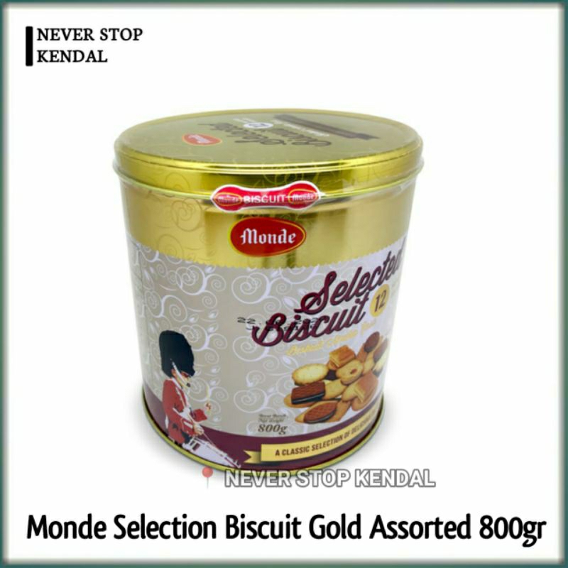 

Monde Selection Biscuit Gold Assorted 800gr