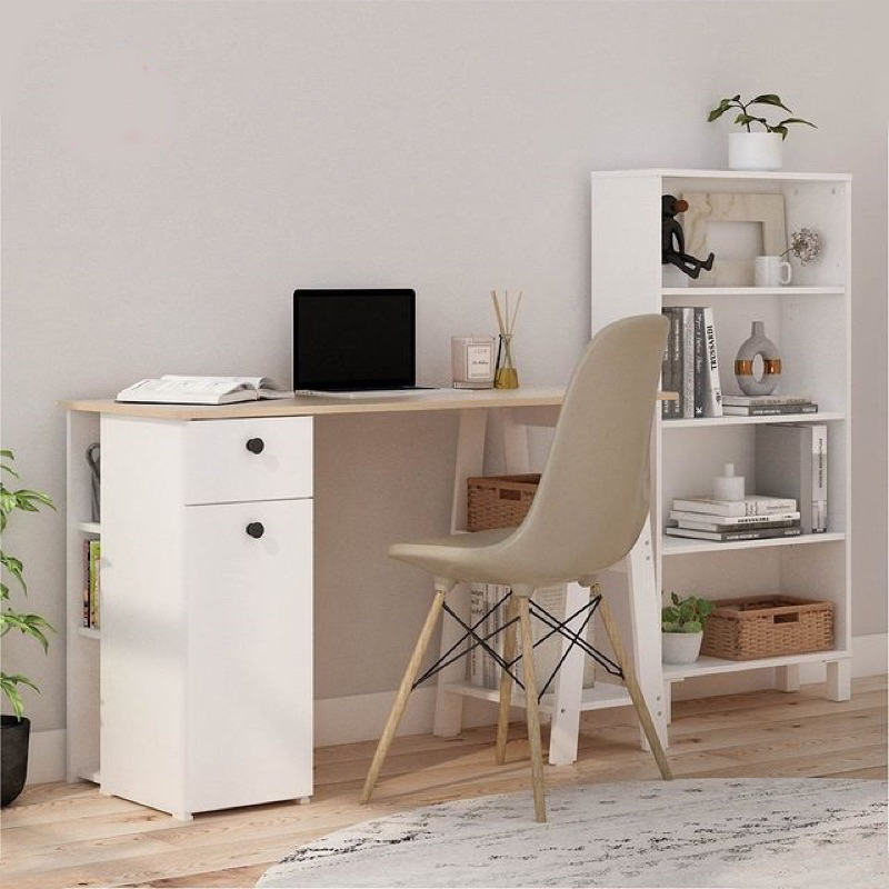 Meja belajar minimalis (include kursi)