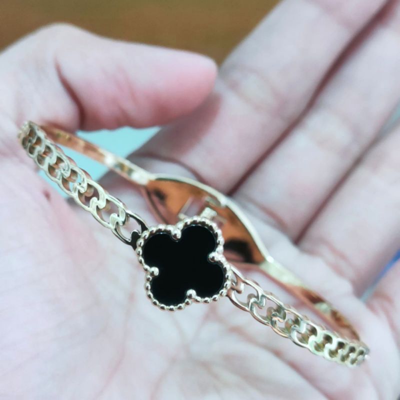 COD Gelang titanium perhiasan wanita anti luntur 015