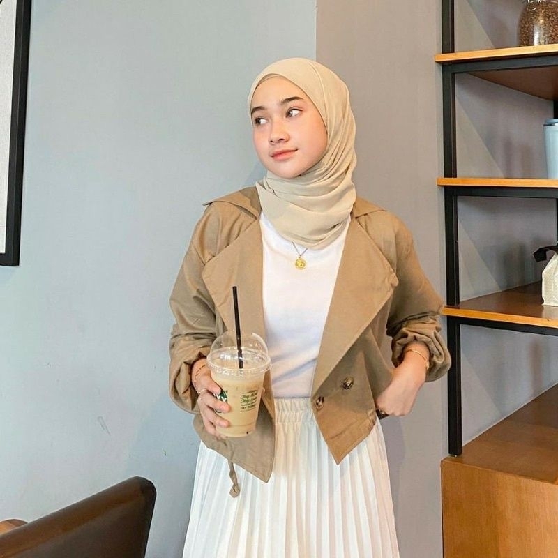 adara blazer crop wanita / blazer wanita / blazer atasan
